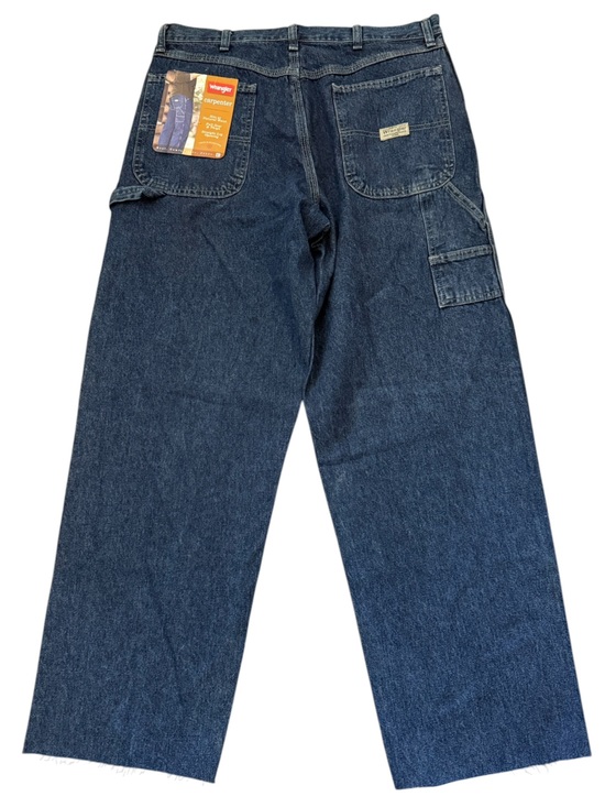 Wrangler Other - NWT VTG Wrangler Carpenter Jeans Relaxed Straight 34x34 Raw Hem 31L Skater